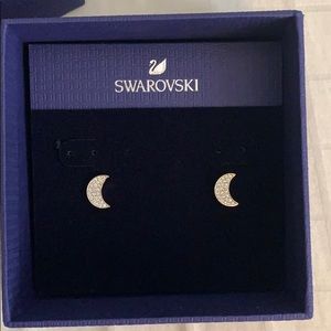 Swarovski Moon Earrings